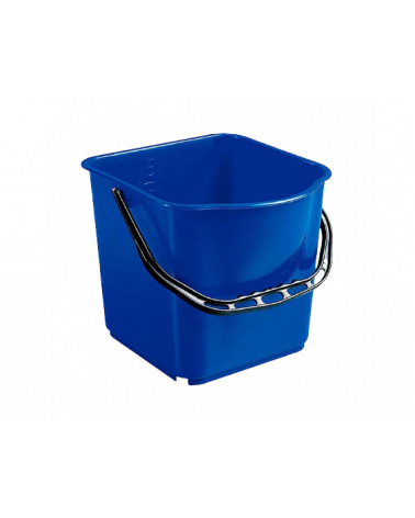 Seau 15L bleu gradué
