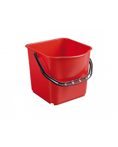 Seau 15L rouge gradué