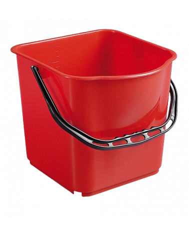 Seau 25 L rouge gradué