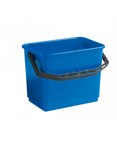 Seau 6 L bleu gradué
