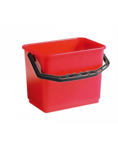 Seau 6 L rouge gradué