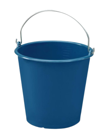 Seau industriel de couleur 12 L