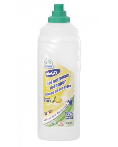 X 750ml Gel nettoyant à base de vinaigre Menthe 12°