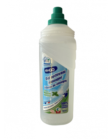 X 750ml Gel nettoyant à base de vinaigre Menthe 12°
