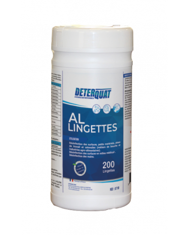 x 200 AL Lingettes - DETERQUAT