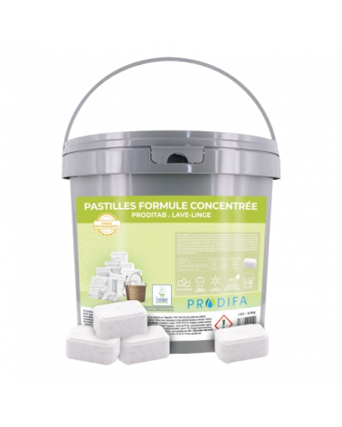 Seau 150 pastilles Lave Linge Ecolabel