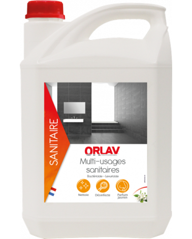 x 5L Multi usages sanitaires fleurs blanches et jasmin