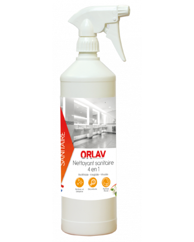 x 1L Nettoyant sanitaires 4 en 1