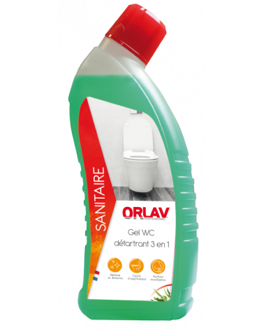 x 750ml Gel WC détartrant 3 en 1