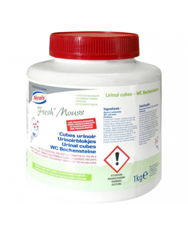 x 1Kg Cubes pour urinoirs Fresh Mousse