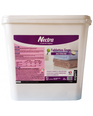 Tablettes linge bactéricide