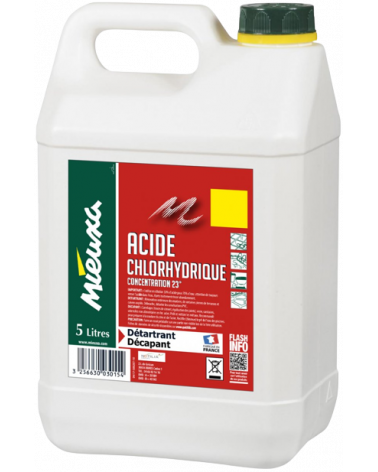 X 5L Acide chlorhydrique 23%