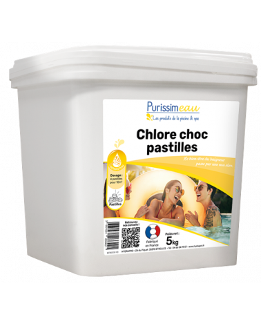 x 5Kg  Chlore choc poudre