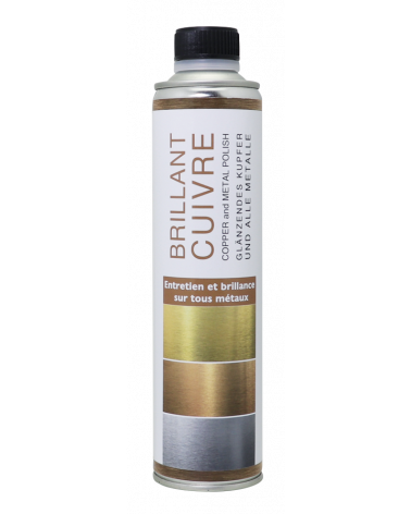 x 500ml Brillant cuivre et métaux