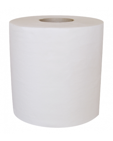 Rouleaux d'essuyage dévidage central 450 formats - Ecolabel - 2 plis