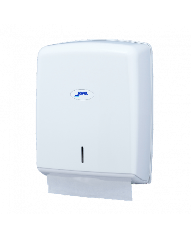 Distributeur d'essuie mains enchevetrés Z couleur blanc