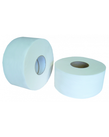 Pack de 12 rouleaux papier toilette blanc mini