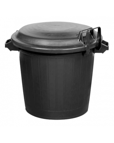 Poubelle d'immeuble 80 L avec couvercle