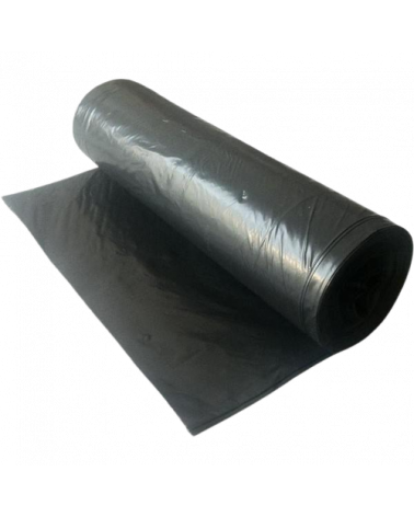 Sacs poubelle 150 L noirs 65 µ en polyéthylène 100% recyclé / recyclable