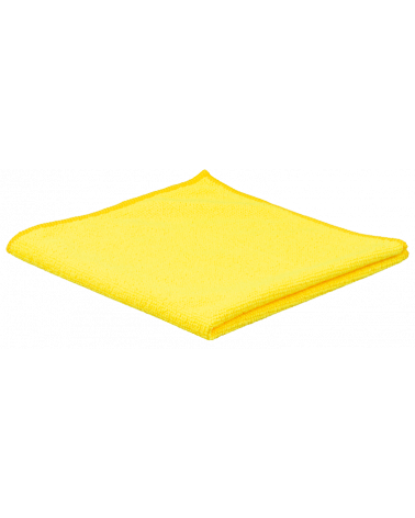 X 10 lavettes micro fibre tricot first jaune
