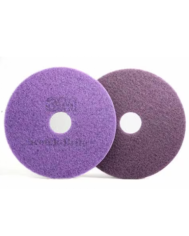 Disque mauve diamètre 406 pour entretien du marbre