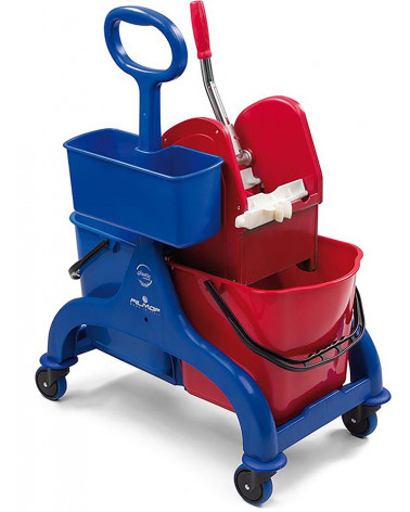 Chariot Fred 30L avec avec timon latéral et cassette porte-produits