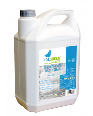 x 5L Lessive liquide tous textiles - IDEGREEN