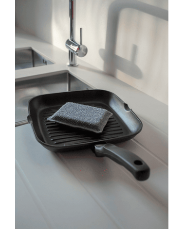 Eponge grattante en microfibre bi face