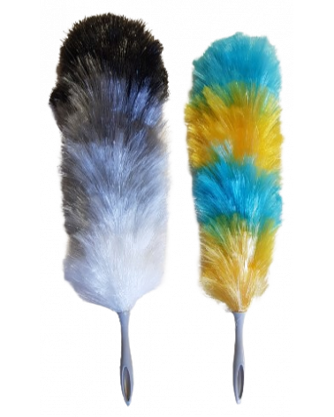 Plumeau anti statique multicolore